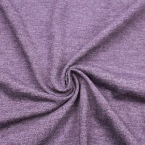 Recycled Polyester Tencel Organic Cotton Blend Heather Knit Fabric