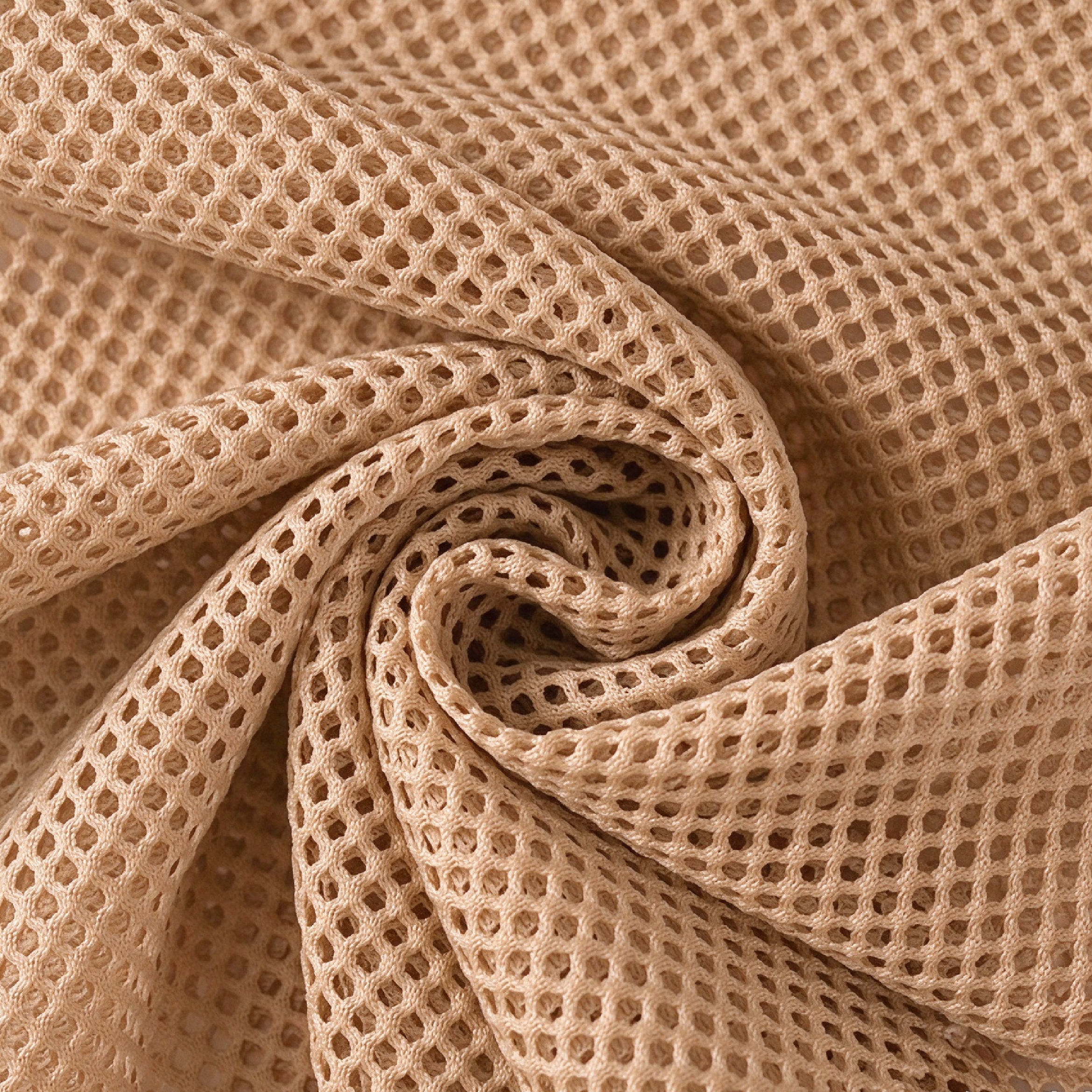 Large Hole Polyester Mesh Knit Fabric - 图片 5